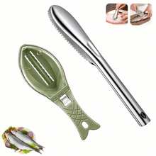 1pc Fish Scale Scraper, Multi-Functional Seafood Tool, Makes The Process Of Removing Fish Scales Faster And Easier - Multicolor - View 5