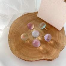 15Pcs/30Pcs Creative Transparent Glitter Ball Push Pins, INS Style Crystal Ball Shiny Thumbtacks, Suitable For Photo Wall Decoration, Felt Board Decoration, Cork Board Decoration, Bulletin Board Decoration - Random Color - View 11