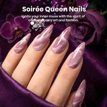 Beetles 23PCS 20 Colors 7.5ML Purple Gel Nail Polish Set, Base Coat, Glossy & Matte Top Coat, Purple, Mauve, Burgundy, Red, Pink, Nude, Glitter & Cat Eye UV LED Soak Off Gel Polish - 23 pcs 20 Colors Pink Nude Glitter Cat Eye - 查看 3