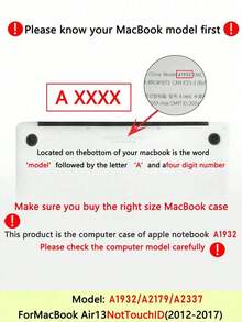 可愛卡通圖案筆電保護殼，相容 Macbook Air 13.3 A1932/A2179/A2337，硬殼保護套 + 鍵盤保護膜套組，防滑散熱防震筆電保護套，適合辦公、旅行與日常使用 - 查看 8
