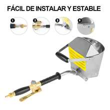 Concrete Mortar Spray Gun - Silver - View 4
