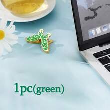 2pcs Creative Butterfly Shaped Metal Office Clips, Photo Clips, Document & Ticket Organizer, Money Clips, Small Size (Available In Antique Bronze/Green/Purple) - Clip - View 16
