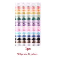 900pcs/1800pcs Gem Stickers Craft Jewelry - Self-Adhesive Rhinestone Stickers, Handmade Gem Rhinestone Stickers, Acrylic Shiny Heart-Shaped Stickers, Craft Supplies Suitable For DIY Craft Decoration - Shiny Acrylic Rhinestones For Jewelry Making, Hair Accessories, Home Craft Materials, Handmade Rhinestones, Crystal Decoration For Crafts, Gifts And Decor With Design Stickers - Multicolor - View 14
