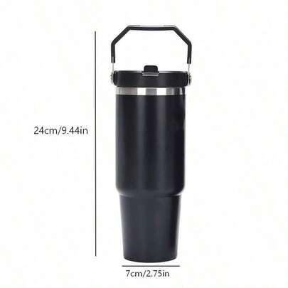 304 Stainless Steel Insulated Tumbler, Large Capacity Sports Water Bottle, Leak-Proof Portable Travel Mug, Suitable For Car And Outdoor Activities