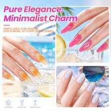 Beetles 20 Colors 7.5ML Neon Jelly Gel Nail Polish Set, Summer Collection, Pink, Red, Blue, Green, Yellow & Orange Sheer Soak Off UV LED Gel Polish With Base, Glossy & Matte Top Coat - 20 Colors Neon Jelly - 查看 6