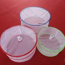 Spring Frame Food Tent Set, Round Net Dish Covers Fruit Bowls, Serving Plates, Group Meal Tables And 30cm 34cm 39cm Dish Widths - View 8