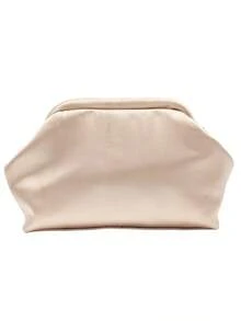 Tidet Ever Champagne Floral Sequin Mesh Clutch Bag, Luxury Evening Bag For Women, Suitable For Prom, Bridesmaid And Wedding Guest Formal Occasions - Champagne - View 5