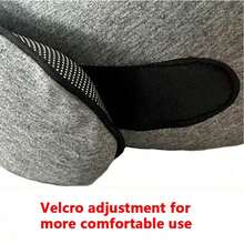 Ergonomic U-Shaped Memory Foam Neck Pillow, Travel Airplane Neck Pillow, Office Nap Essential, Portable Neck Pillow, Trending Style - Multicolor - View 12