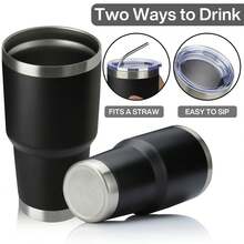 Vacuum Flasks & Thermoses - Black - View 3