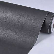 1 Self-Adhesive PVC Leather Repair Patch, Leather Repair Tape, Suitable For DIY Repair Of Sofas, Chairs, Tables, Handbags, Shoes And Motorcycle Seats, Available In Black/Cream/Brown/Grey/Orange/Khaki - 50x200cm/19.7x78.8in - View 10