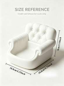 Sofa-Shaped Storage Box (3D Printed), Healing-Style Storage Gadget With Both Aesthetics And Practicality! Replicating Classic Sofa Design, High-End Feel, Instantly Transforms Entryway And Desktop Into Exquisite Corners. Large Capacity Easily Stores Keys, Earphones And Other Small Items, Say Goodbye To Clutter And Searching Hassle. Sturdy And Durable Without Deformation, Serves As Both Storage Box And Desktop Decor, - Multicolor - View 4