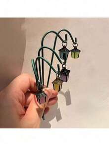 10pcs Mini Decorative Set, Glowing Mini Landscape Model, Mini Potted Plant Decor, Mini Party Craft, Elf Style Miniature Scene Model, Magic Garden Decor, Halloween Decor, Fantasy Theme Design, Lightweight And Exquisite Accessories - A - View 5