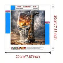 Diamond Painting Kit - Natural Landscape, Animal Farm, Creative Famous Painting Theme Picture DIY 5D Full Drill Craft, Suitable For Home Room Decoration And Wall Decor, Perfect Choice For Holiday Parties And Various Celebratory Occasions - Sets - View 2