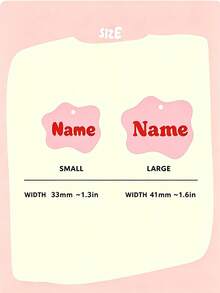Personalized Wave Pet ID Tag, Customizable Dog/Cat Name Tag Keychain Mini Pendant Bag Keychain - Multicolor - View 7