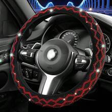 Bling Rhinestone Steering Wheel Cover With Crystal Diamond For Women, Sparkling Car Wheel Protector Universal Fit 15 Inch - Car Steering Wheel Cover - View 16