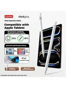 Lenovo BP23 Apple-Specific Stylus Pen Features Convenient USB-C Charging, Low-Latency Writing, Palm Rejection Technology, Digital Drawing, Professional Drafting, And Multi-Scenario Applications. - View 1