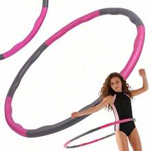 Fitnesskreis72cm aus EVA-Schaum, 6-teiliger Wellen-Design Reifen für Bauchmuskeltraining, Fettverbrennung & Koordination, faltbarer Übungsreifen für Erwachsene, Geschenkidee - A - Übersicht 8