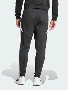 Adidas TIRO24 SWPNT春秋男子足球運動休閒訓練長褲 - 黑與白 - 查看 4