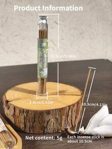 Stik dupa aromatik 5g tersedia dalam empat aroma yang menyenangkan; cocok untuk meditasi, latihan Zen, menghilangkan stres, dan membantu tidur. Ideal untuk digunakan di ruang belajar, ruang teh, rumah, dan kantor, membantu menenangkan suasana hati dan membersihkan udara. - Batang dupa - View 3