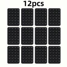 12pcs Silicone Suction Cup Phone Grip Stickers, Stable Adhesion, Suitable For Bathroom, Makeup, Bedside, Driving Navigation, Compatible With IPhone, Android Phones, Practical Gift For Friends - Multicolor - View 14
