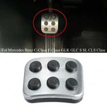 Non-Slip Brake Pedal Pad Cover Upgrade For Benz C-Class E GLK GLC S SL CLS Auto Replacement Parts - Small Pedals - View 7