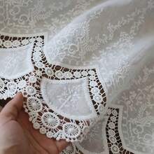 1 Yard Hollow Lace Trim 35cm Wide Sewing Accessories DIY Garment Decoration - Multicolor - View 9