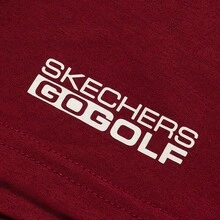 Skechers Men's Contrast Stitch Raglan Cooling Quick-Dry Crew Neck Short Sleeve T-Shirt - Burgundy - View 10