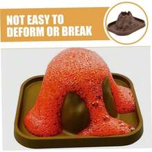 1pc Volcano Model Craft, With Realistic Eruption Base, Compact Volcano Mold, Aquatic Animal Habitat Decoration, Anti-Overflow Design, Suitable For Education And Science Projects, Large Aquarium Volcano Decoration, Skeleton Model Ornament - Multiple Styles - View 6