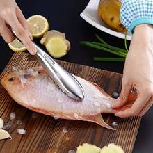 1pc Fish Scale Scraper, Multi-Functional Seafood Tool, Makes The Process Of Removing Fish Scales Faster And Easier - Multicolor - View 4