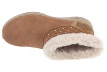 Skechers Slip-Ins: On-The-Go Joy - Cozy Shimmer - Brown Womens Winter Shoes - Brown - View 3