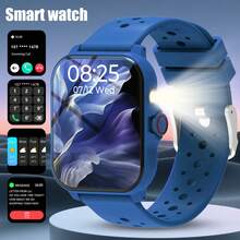 High-Definition Smart Watch With Replaceable Strap, Fashionable Digital Watch, Supports Calling And Music Control, Unisex Sports Watch - Multicolor - View 1