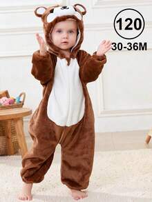 1Pc Baby Cartoon Animal Pattern Flannel Comfortable And Cute Autumn And Winter Products,Suitable For Everyday Use - Multicolor - View 26