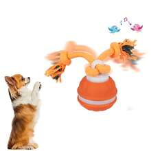 Mainan Bola Elektrik Pintar untuk Anjing, Bola Bergulir dengan Sensor Gerak dan Ekor Tali yang Tahan Lama, Mainan Interaktif untuk Anak Anjing, Berbagai Mode Permainan, Mainan Hewan Peliharaan yang Dapat Diisi Ulang USB, Cocok untuk Hiburan Dalam Ruangan Anjing Kecil dan Sedang - MultiWarna - View 10