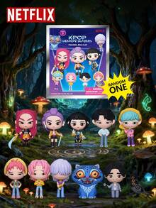1pc Netflix K-Pop Demon Hunters Officially Licensed Series 1 Blind Bag 3D Character Clip, Cute Character Pendant Mira, Rumi, Zoey And More Styles, Portable Backpack Handbag Accessory, Fan Birthday Holiday Surprise Gift - Multicolor - View 8