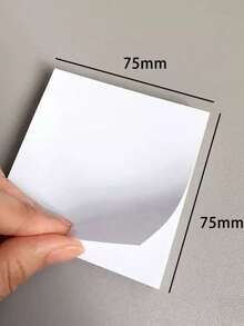 50 buah Kertas Lem Pewarna Sekali Pakai, Palet Pewarna Kuku yang Dapat Disobek, Baki Pencampur Warna Kutek, Papan Display Kertas Tahan Air - MultiWarna - View 6