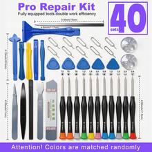HKX 40PC Phone Repair Disassembly Tool Set, Universal For All Models, Complete Disassembly, Prying, Screwing, Full Set Of Specialized Tools, Precision High-Hardness Bits, Screw Removal Without Stripping Or Chipping, Prying Tools, Disassembly Rods That Won't Damage Body Or Screen, Easily Disassemble Shell And Frame, Suitable For Daily Disassembly, Parts Replacement, Circuit Repair And Other Repair Scenarios, Professional Use In Repair Shops And Home DIY Disassembly - 40-piece Set - View 3