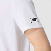 Skechers Men's Raglan Sleeve Small Logo Print Cooling Quick-Dry Crew Neck Sports Short Sleeve T-Shirt - White - View 6