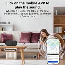 RSH 1PC Mini Wireless Portable Item Tracker, Smart Anti-Lost Device, Item Tracker, Item Loss Prevention Device, Item Locator, Compatible With Android Find Hub (For Android Solely), Wireless Key Finder, Location Tracking Device, For Backpacks, Keys, Pets. - Multicolor - View 5