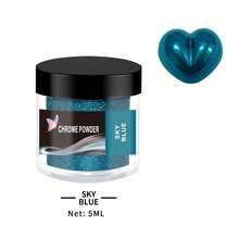 Metallic Mirror Effect Powder, Suitable For Art Painting, Epoxy Resin, Slime, Crafts, Tumblers, Oil Painting Holographic Pigment Powder - Powder - View 12