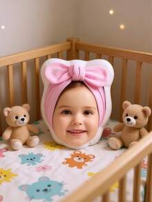 1pc Customizable Photo Pillow With Shower Cap Head Cover Design, Personalized Fun Couple Photo Pillow - Custom Double-Sided Printed Photo, Soft And Interesting Fabric, Ideal Gift For Birthday And Holiday - Upload Photo Customization a - View 8
