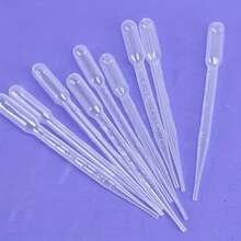 30/100pcs Transparent Plastic Droppers - 3ml Graduated Pipettes And Precision Measuring Tools, Suitable For Essential Oils, Perfumes, Liquids, Laboratory Supplies - Washable, Odorless, Precision Tools, Laboratory Supplies - White - View 9