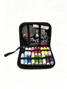 Sewing Kit, Equipped With Full Set Of Sewing Accessories. Portable Emergency Repair Tool Kit, Suitable For Adults, Perfect For Travel And Dorm Use. Includes Spools, Sewing Needles, Scissors And Measuring Tape, Essential Item For Daily Outings. - Sewing Kit - View 9