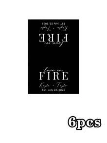 Personalized Matchbox Labels And Custom Stickers For Wedding Favors, Custom Wedding Decorations For Bride,Bulk Labels For Birthday Parties, Anniversaries And Corporate Events, Decorative Gift Stickers And Party Packaging Accessories - Multicolor - View 34