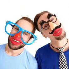3pcs Oversized Red Big Mouth Costume Props, Funny Silicone Fake Lip Mask With Elastic Band, Halloween Single Party Carnival Cosplay Stage Performance Dress Up Accessories - Sausage Lips - View 2