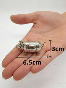 1pc Vintage Style Mini Pig Tape Measure, Retro Metal Pig Soft Tape Measure, Suitable For Sewing And Crafts, Cute Pig Sewing Tape Measure Tool, Unique Gift For Sewing Enthusiasts, Craft Lovers And Collectors, Teacher's Day, Thanksgiving, Gift For Mom - Multiple Styles - View 10