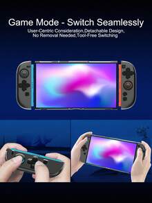 لجهاز Switch 2، غطاء حماية شفاف + مجموعة أغطية عصا التحكم، غلاف صلب فائق النحافة، إكسسوار ألعاب عملي، مقاوم للخدش وماص للصدمات، متوافق مع وحدة تحكم Joy-Con 2. - مشاهدة 6