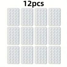12pcs Silicone Suction Cup Phone Grip Stickers, Stable Adhesion, Suitable For Bathroom, Makeup, Bedside, Driving Navigation, Compatible With IPhone, Android Phones, Practical Gift For Friends - Multicolor - View 23