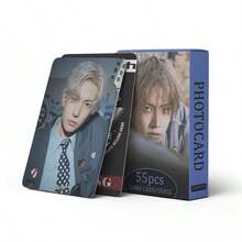 1 Box Of 55 High-Definition LO MO Cards, Including Park Jong Song, Romance Untold Three Idol Merchandise Cards, Clear Patterns And Vibrant Colors, Thick And Durable Cards. Suitable For Fan Collection, Scrapbook Decoration, Desktop Display, Convenient Storage, High-Quality Merchandise Gift For Fans Or Fellow Enthusiasts. This Is A Gift That Is Irresistible - Multicolor - View 12