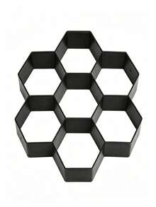1/2pcs Hexagon Concrete Stepping Stone Mold, Reusable Plastic DIY Garden Path Mold, Suitable For Walkway, Patio, Backyard And Landscape Decoration, Durable, Easy Release, Weather Resistant - Multicolor - View 7