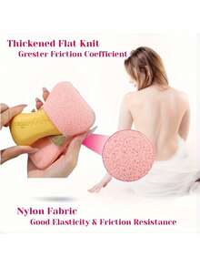 1/2pcs Soap Storage Bag With Bath Sponge: Rich Foam Shower Mesh, Gentle Exfoliation And Lathering - Multicolor - View 7